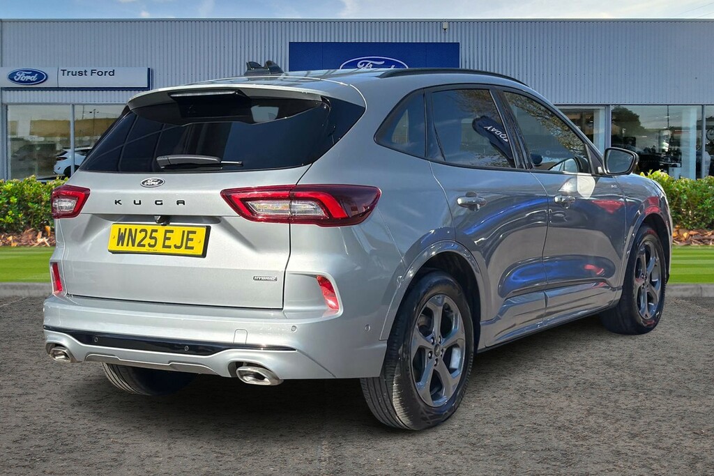 Ford Kuga 2.5 Fhev St-line Cvt With Blis Front Rear Se WN25EJE Silver #4