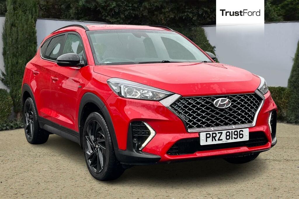 Hyundai Tucson 1.6 Tgdi 177 N Line 2Wd- Parking Sensors Cam Red
