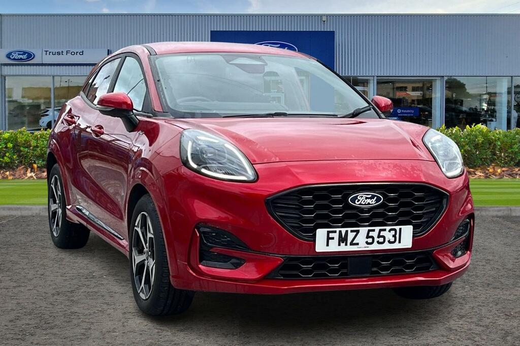 Ford Puma 1.0 Ecoboost Hybrid Mhev St-line 5Dr- Parking Sens Red