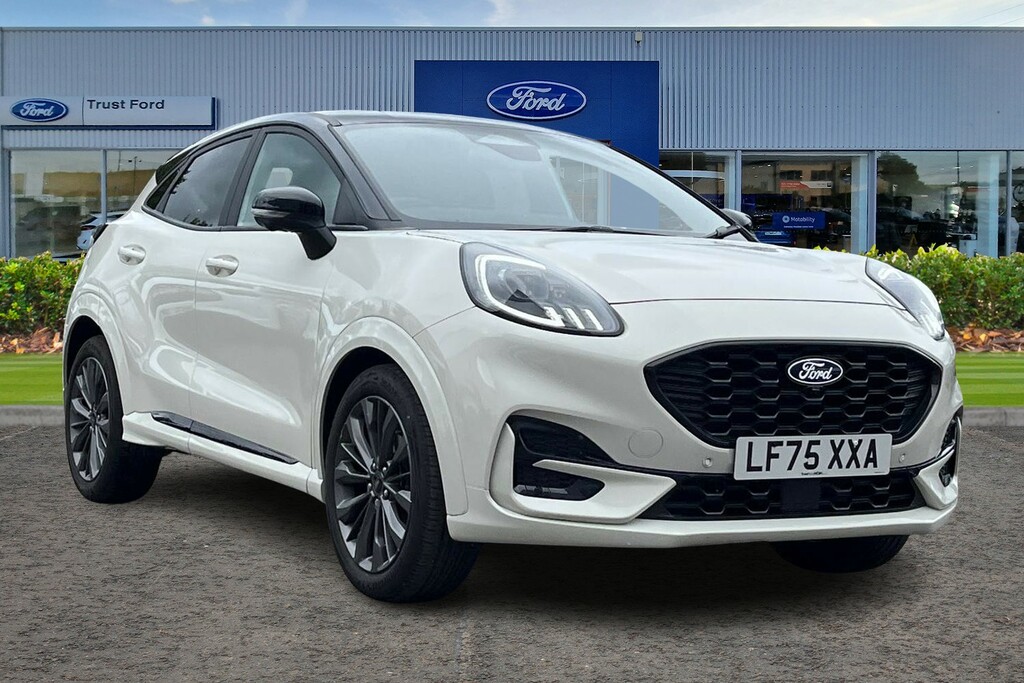 Ford Puma 1.0L Ecoboost 125Ps Hybrid Mhev Sound Edition White