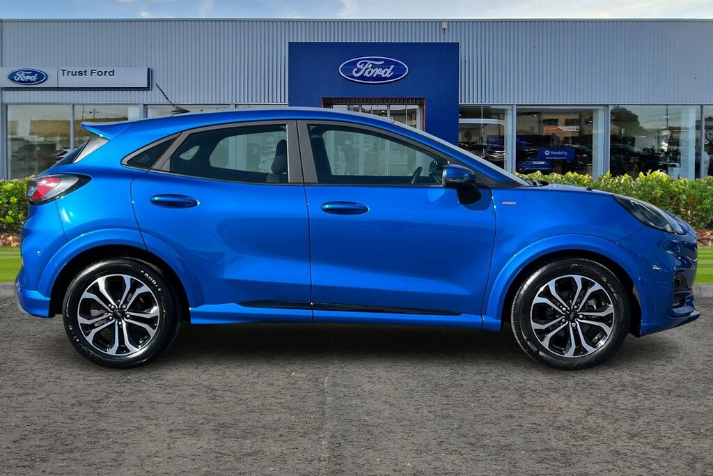 Ford Puma 1.0 Ecoboost Hybrid Mhev St-line Dct YE24LHP Blue #3
