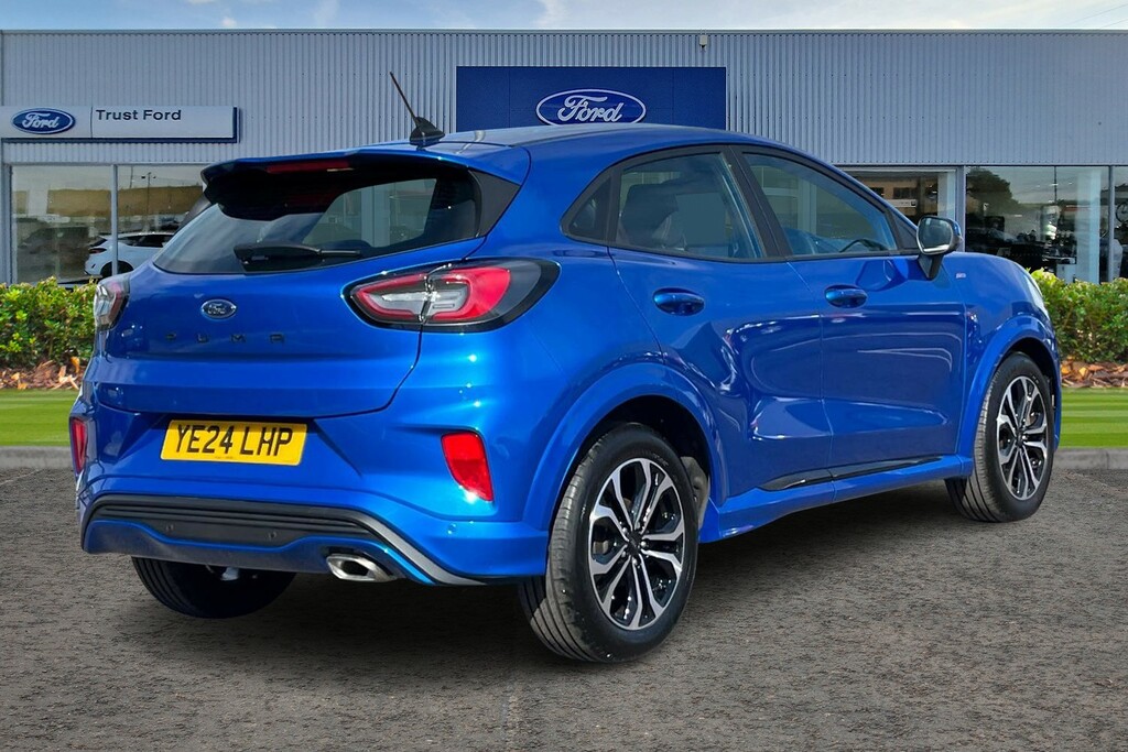 Ford Puma 1.0 Ecoboost Hybrid Mhev St-line Dct YE24LHP Blue #4
