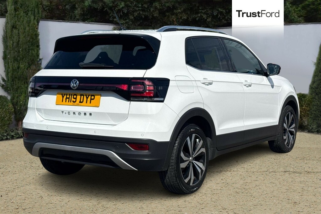 Volkswagen T-Cross 1.0 Tsi 115 Sel 5Dr- With Blind Spot Information S YH19DYP White #4