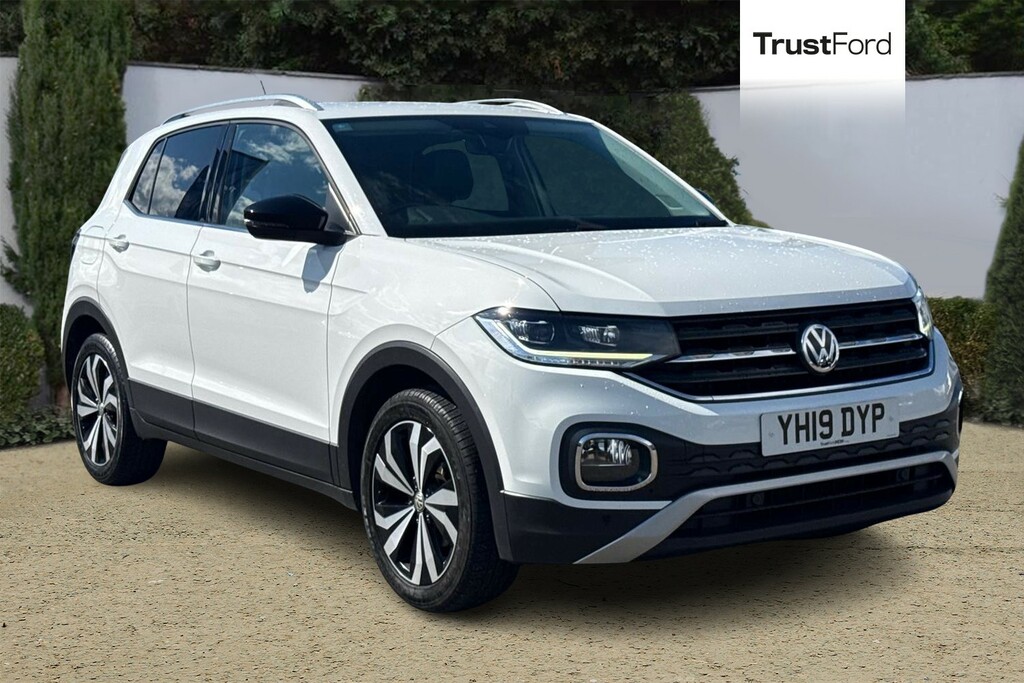 Volkswagen T-Cross 1.0 Tsi 115 Sel 5Dr- With Blind Spot Information S White