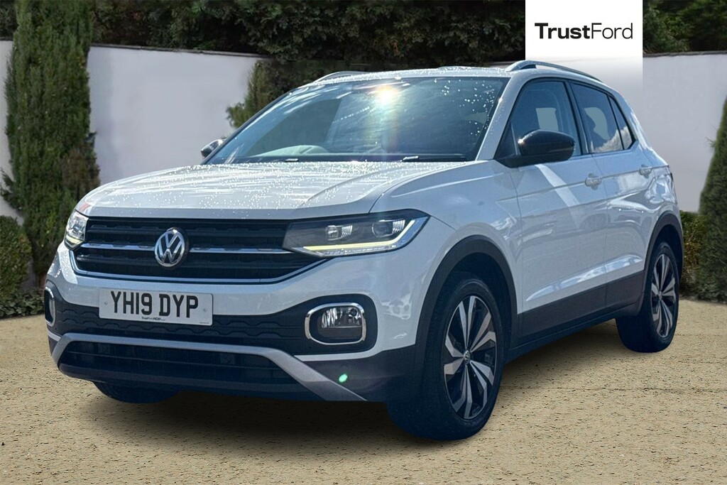 Volkswagen T-Cross 1.0 Tsi 115 Sel 5Dr- With Blind Spot Information S YH19DYP White #5