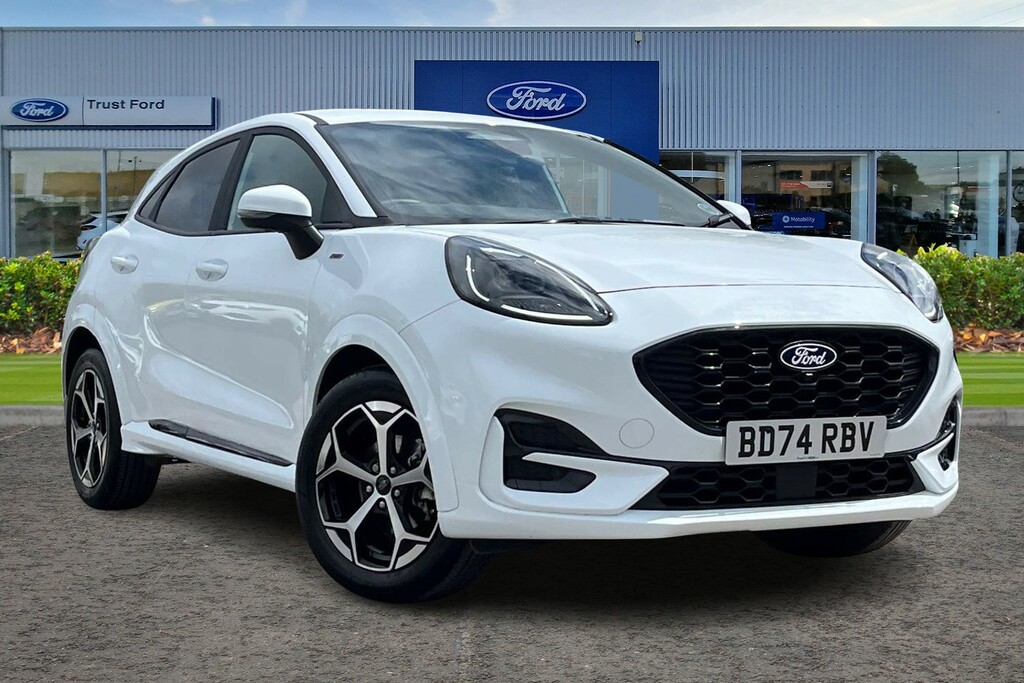 Ford Puma 1.0T Ecoboost Mhev St-line Suv Hybrid M White