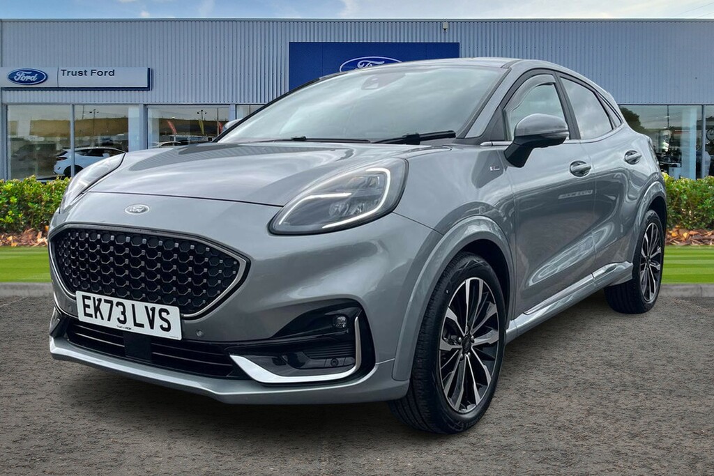 Ford Puma 1.0 Ecoboost Hybr Mhev 155 St-line Vignale Dct EK73LVS Silver #5
