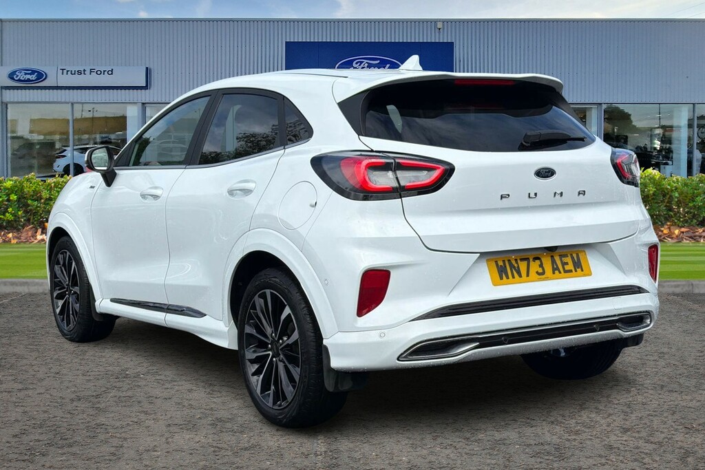 Ford Puma 1.0 Ecoboost Hybrid Mhev St-line Vignale With WN73AEM White #2
