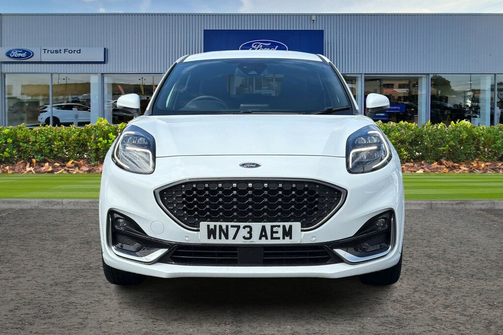 Ford Puma 1.0 Ecoboost Hybrid Mhev St-line Vignale With WN73AEM White #6