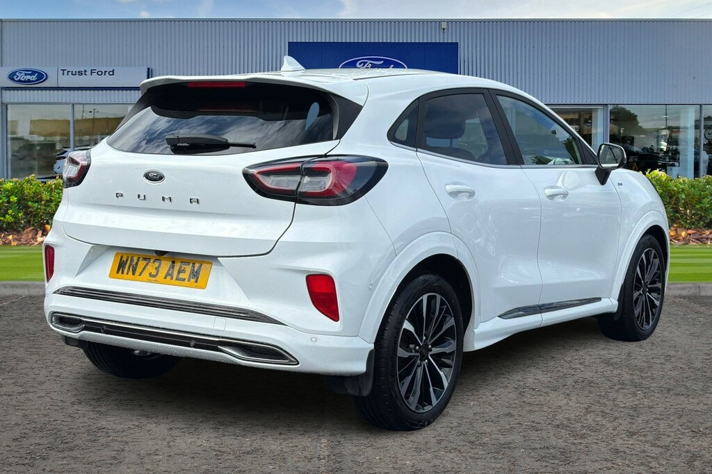 Ford Puma 1.0 Ecoboost Hybrid Mhev St-line Vignale With WN73AEM White #4