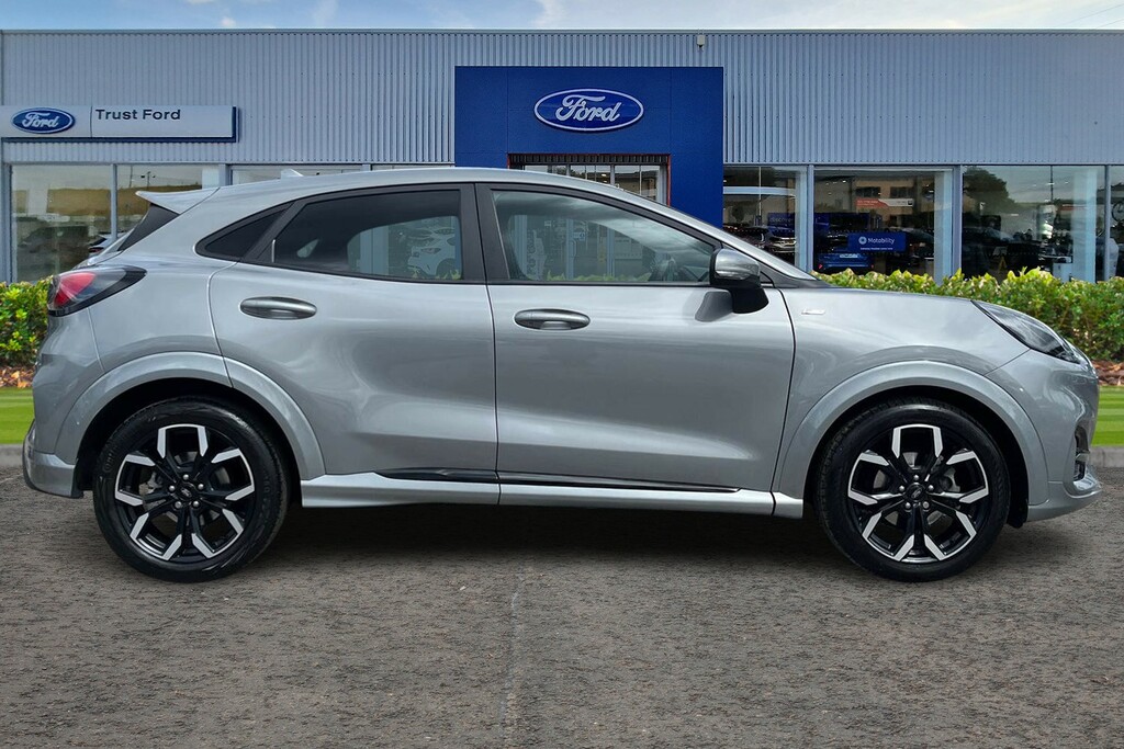 Ford Puma 1.0 Ecoboost Hybrid Mhev 155 St-line X Sync3 Navig YM21KBJ Silver #3