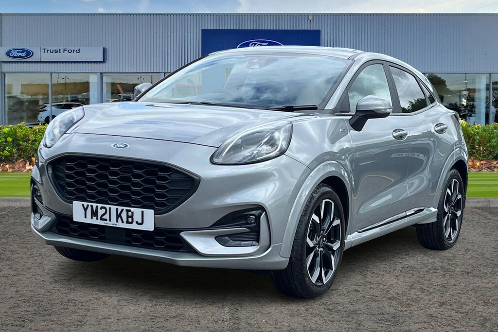 Ford Puma 1.0 Ecoboost Hybrid Mhev 155 St-line X Sync3 Navig YM21KBJ Silver #5