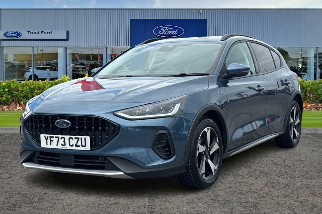 Ford Focus 1.0 Ecoboost Active 5Dr- With Satellite Navigation YF73CZU Blue #5