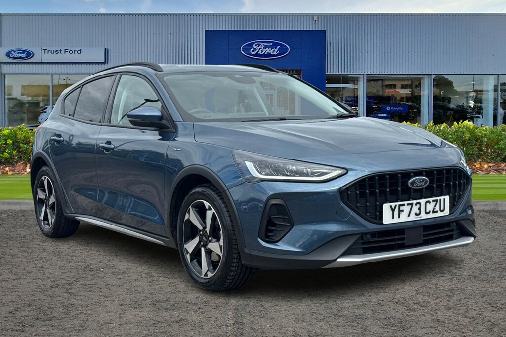 Ford Focus 1.0 Ecoboost Active 5Dr- With Satellite Navigation Blue