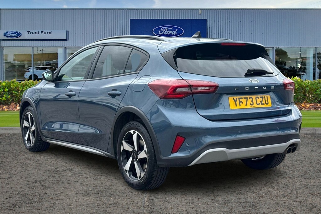Ford Focus 1.0 Ecoboost Active 5Dr- With Satellite Navigation YF73CZU Blue #2