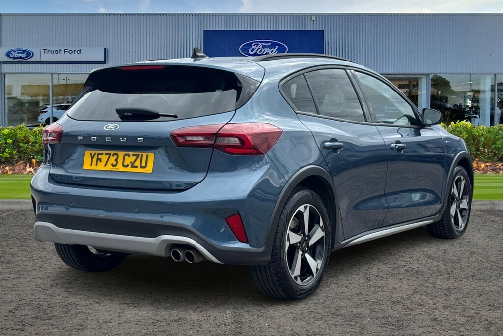 Ford Focus 1.0 Ecoboost Active 5Dr- With Satellite Navigation YF73CZU Blue #4