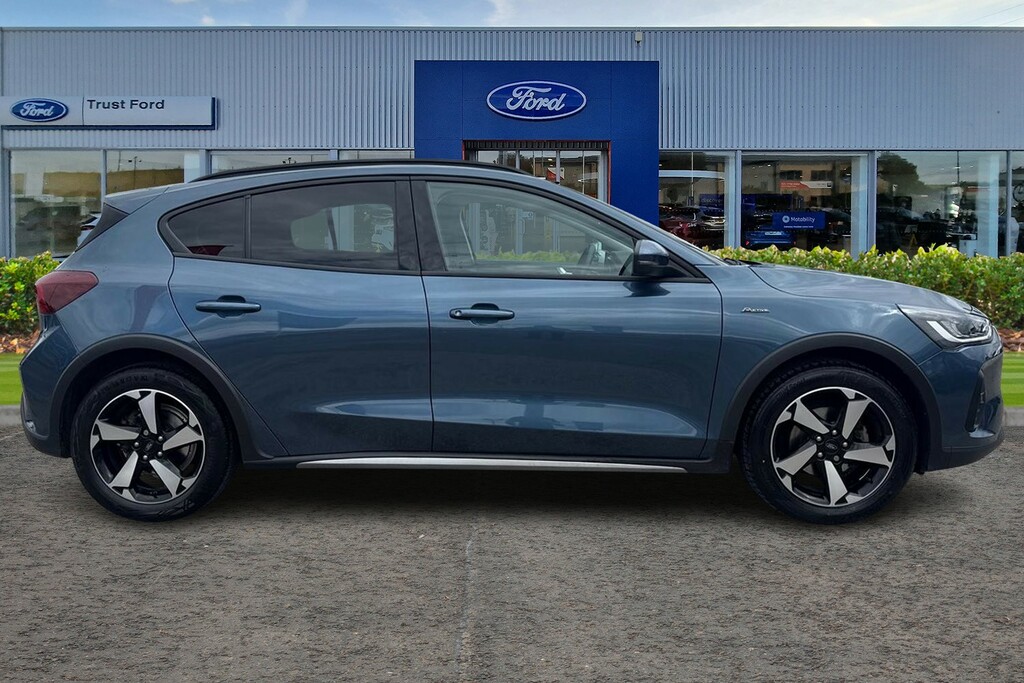 Ford Focus 1.0 Ecoboost Active 5Dr- With Satellite Navigation YF73CZU Blue #3