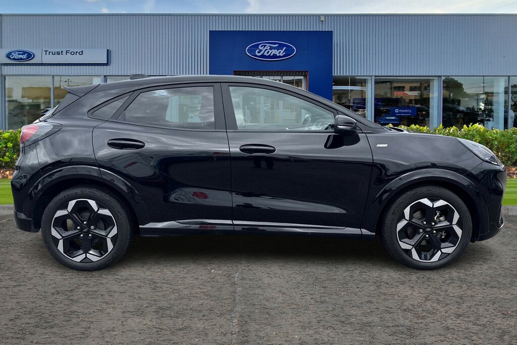 Ford Puma 1.0 Ecoboost Hybrid Mhev St-line X 5Dr- With Rever YJ25JRD Black #3