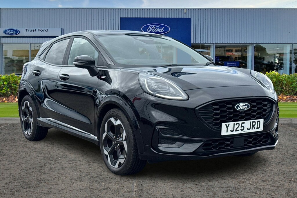 Ford Puma 1.0 Ecoboost Hybrid Mhev St-line X 5Dr- With Rever Black