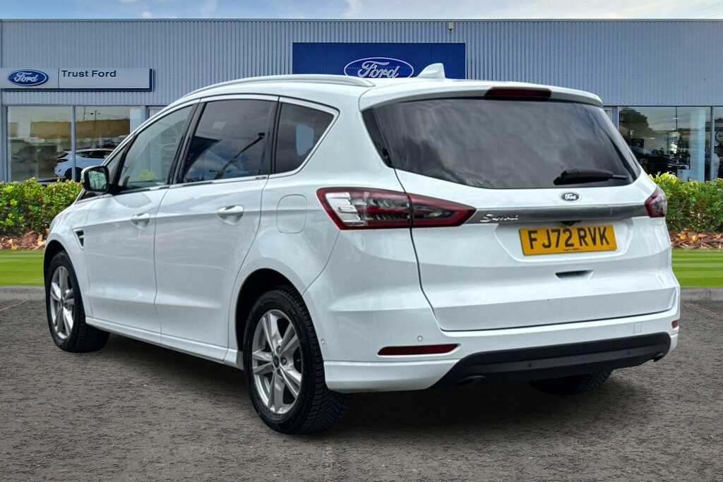 Ford S-Max 2.0 Ecoblue Titanium 7 Seats FJ72RVK White #2