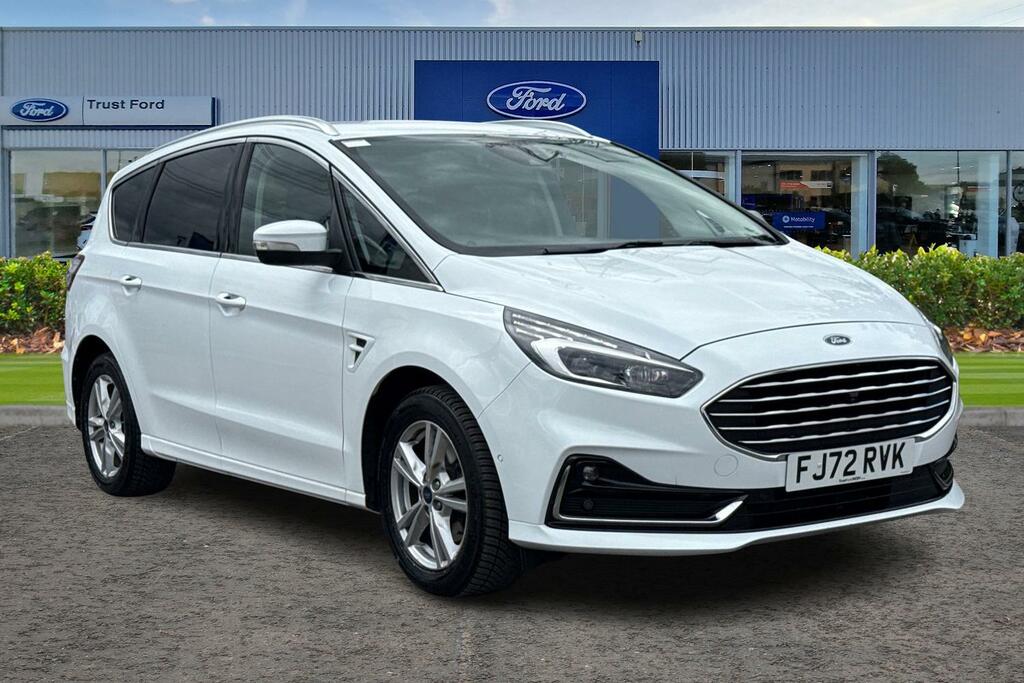 Ford S-Max 2.0 Ecoblue Titanium 7 Seats White