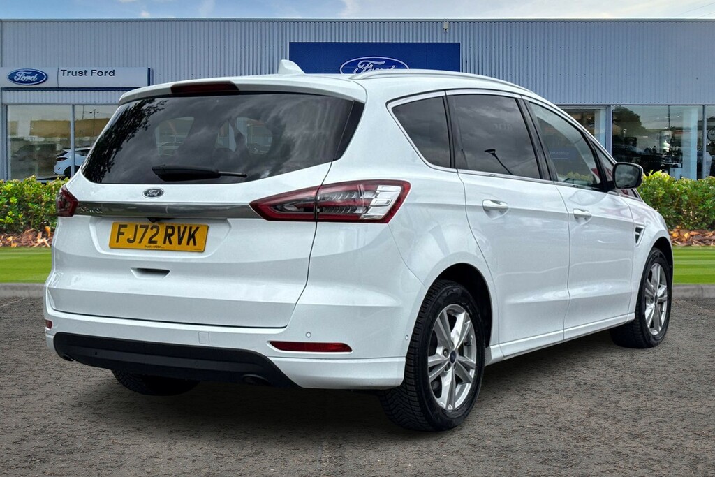 Ford S-Max 2.0 Ecoblue Titanium 7 Seats FJ72RVK White #4