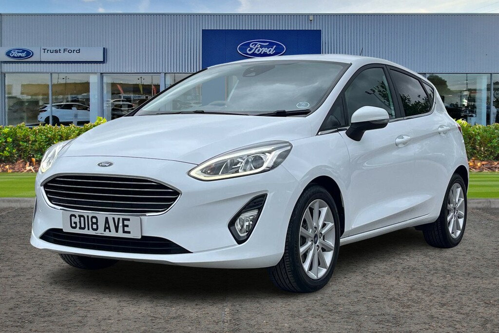 Ford Fiesta 1.0T Ecoboost Titanium Hatchback GD18AVE White #5