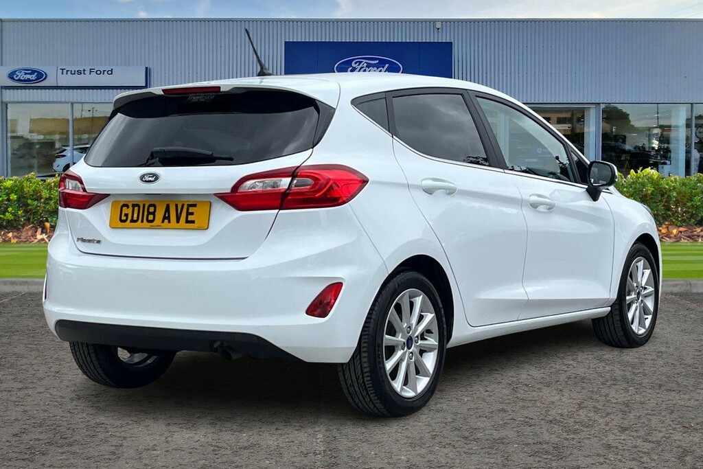 Ford Fiesta 1.0T Ecoboost Titanium Hatchback GD18AVE White #4