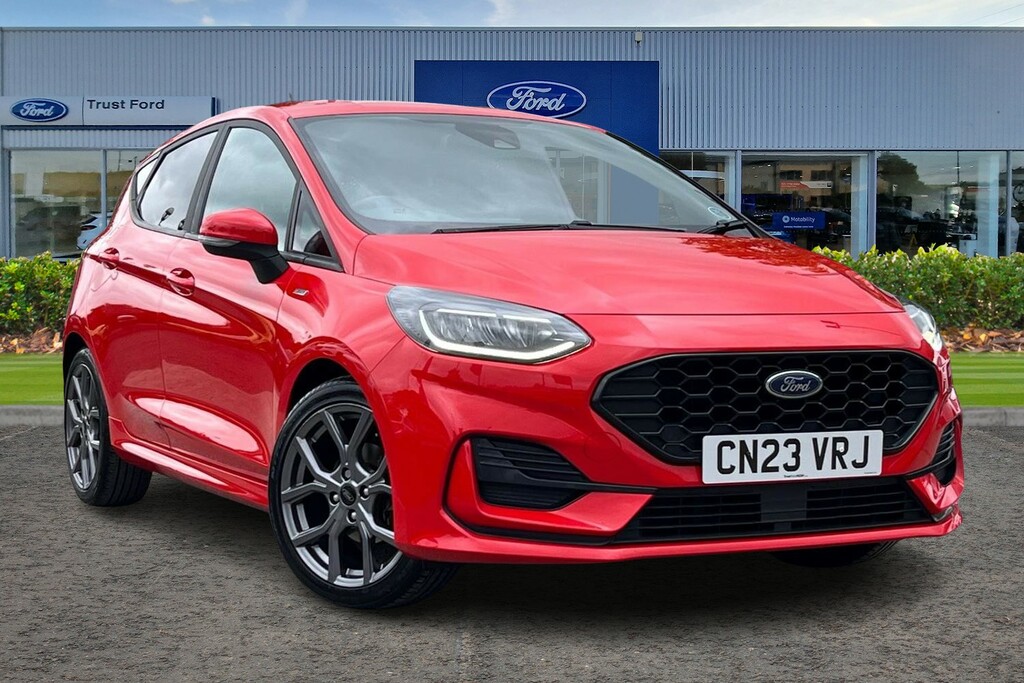 Ford Fiesta 1.0T Ecoboost St-line Hatchback Red