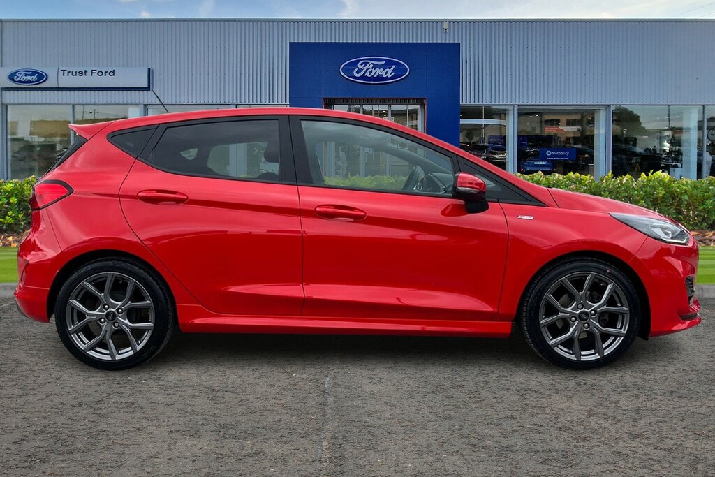 Ford Fiesta 1.0T Ecoboost St-line Hatchback CN23VRJ Red #3