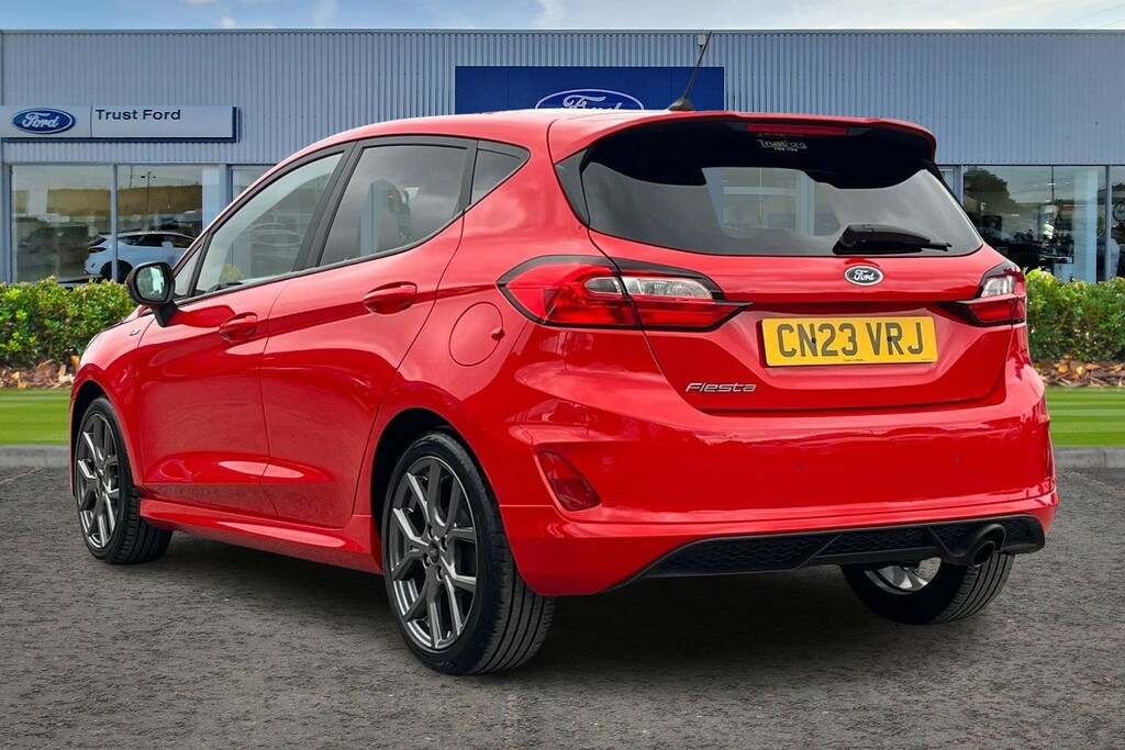 Ford Fiesta 1.0T Ecoboost St-line Hatchback CN23VRJ Red #2
