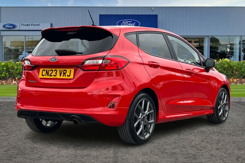 Ford Fiesta 1.0T Ecoboost St-line Hatchback CN23VRJ Red #4