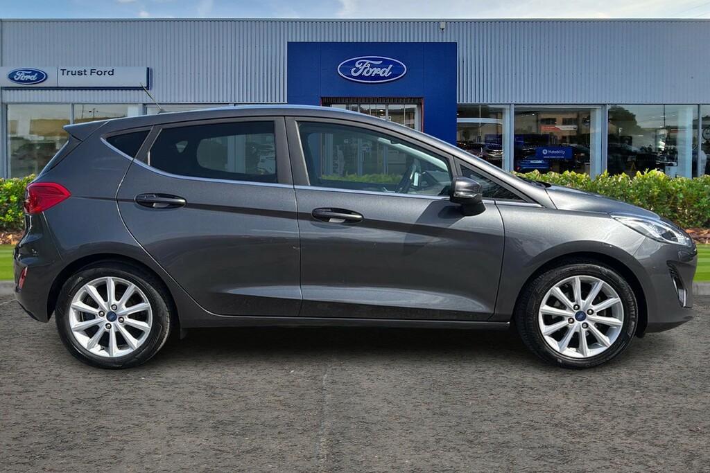 Ford Fiesta 1.0 Ecoboost Titanium With Sat Nav Rear Sensor LB67ZHL Grey #3