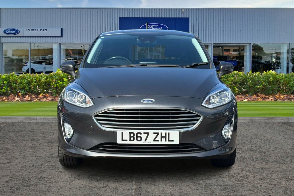 Ford Fiesta 1.0 Ecoboost Titanium With Sat Nav Rear Sensor LB67ZHL Grey #6
