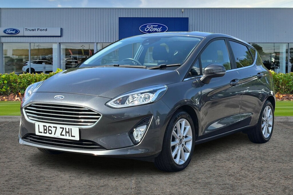 Ford Fiesta 1.0 Ecoboost Titanium With Sat Nav Rear Sensor LB67ZHL Grey #5