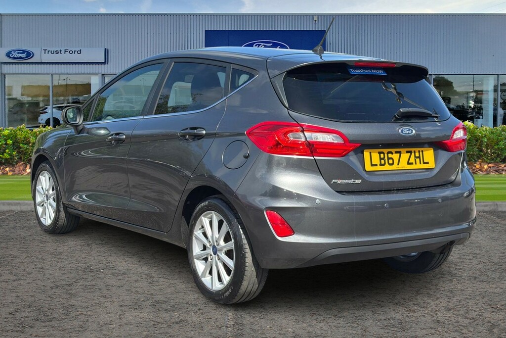 Ford Fiesta 1.0 Ecoboost Titanium With Sat Nav Rear Sensor LB67ZHL Grey #2