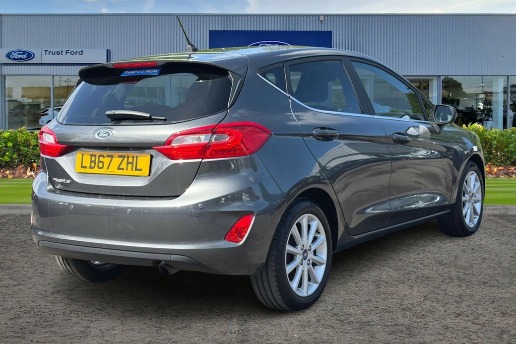Ford Fiesta 1.0 Ecoboost Titanium With Sat Nav Rear Sensor LB67ZHL Grey #4