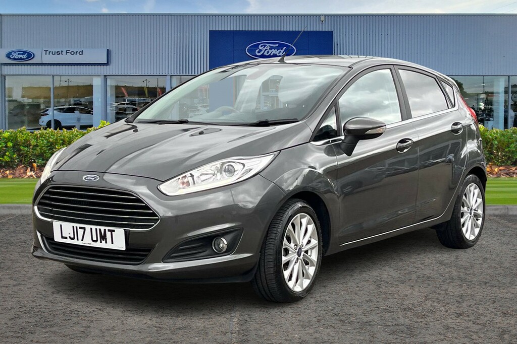 Ford Fiesta 1.0T Ecoboost Titanium X Hatchback Powe LJ17UMT Grey #5