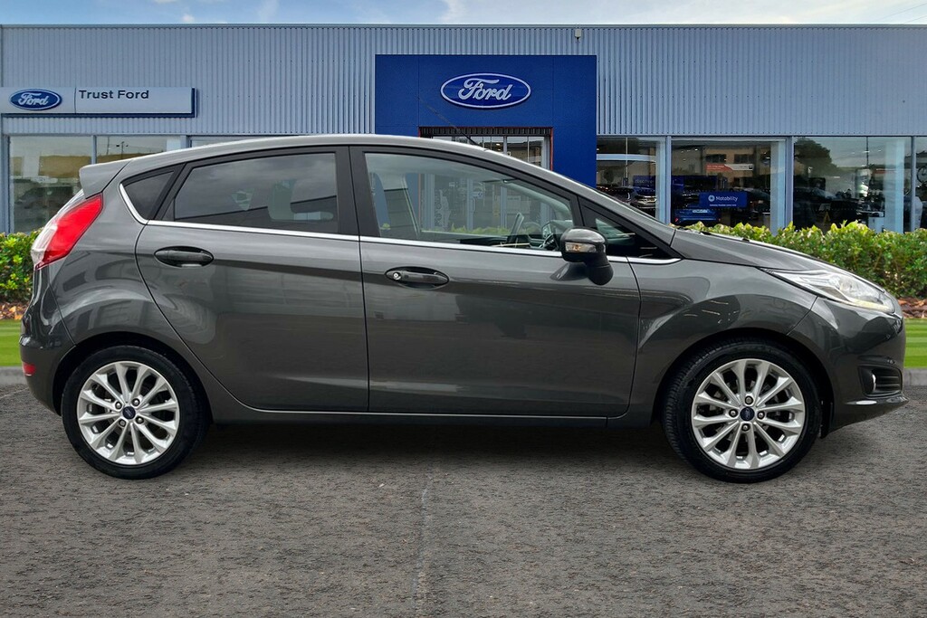 Ford Fiesta 1.0T Ecoboost Titanium X Hatchback Powe LJ17UMT Grey #3