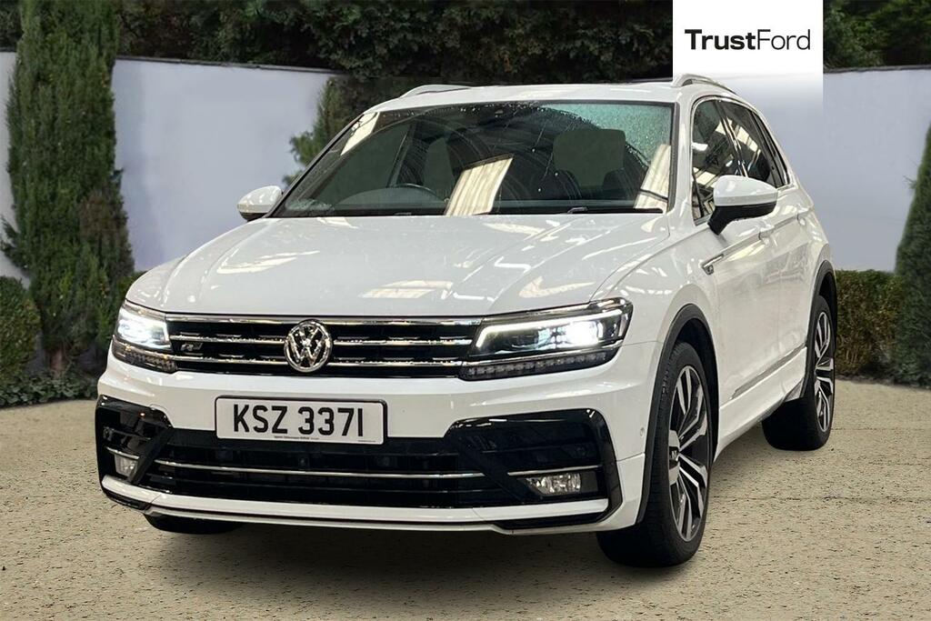 Volkswagen Tiguan 2.0 Tdi 150 R-line Tech KSZ3371 White #5