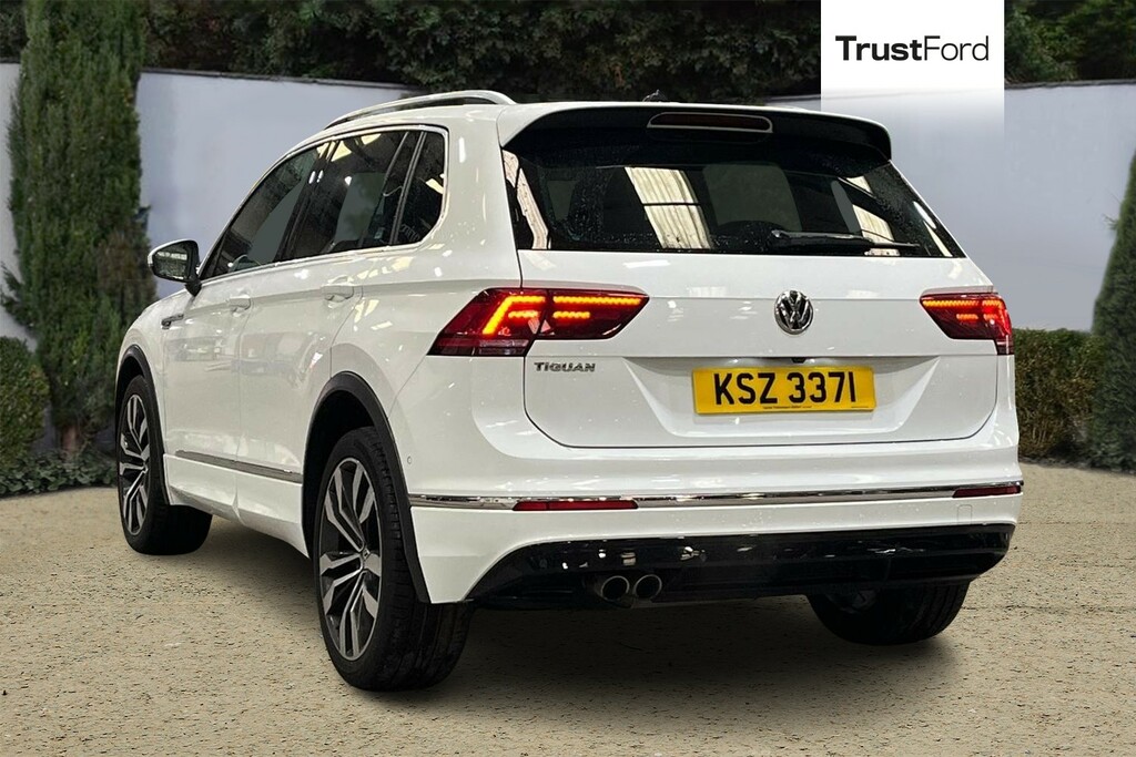 Volkswagen Tiguan 2.0 Tdi 150 R-line Tech KSZ3371 White #2