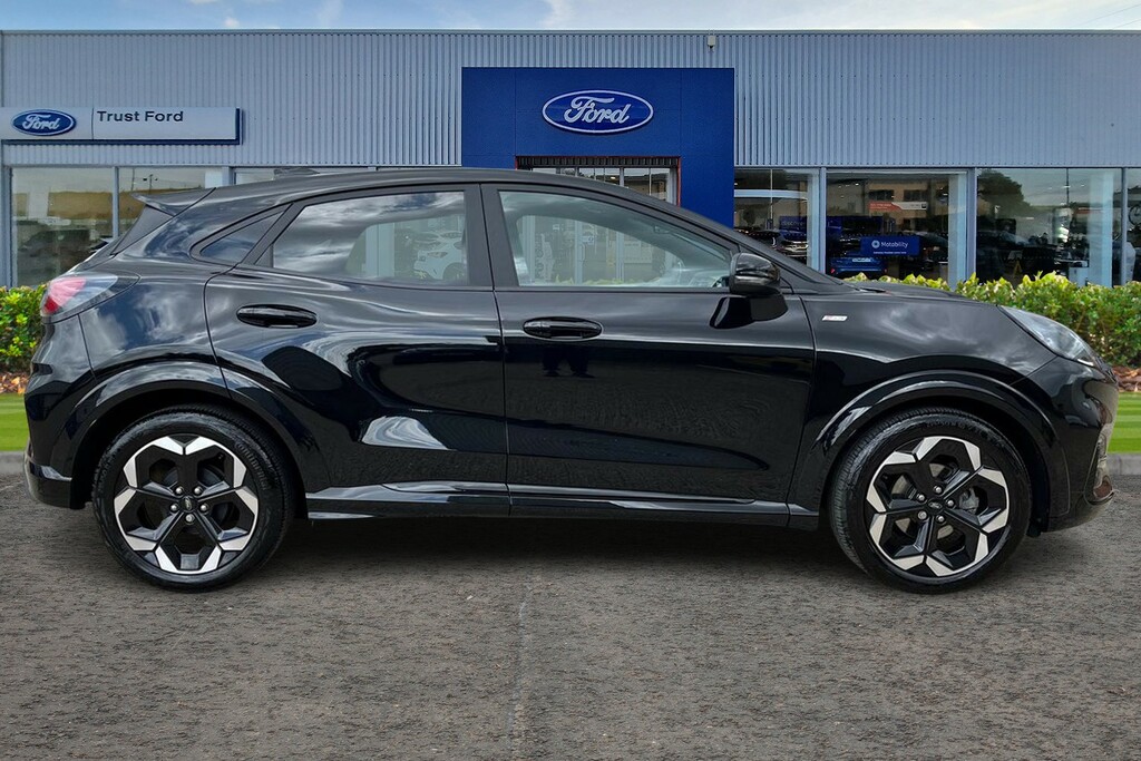 Ford Puma 1.0T Ecoboost Mhev St-line X Suv Hybrid LJ75HFH Black #3