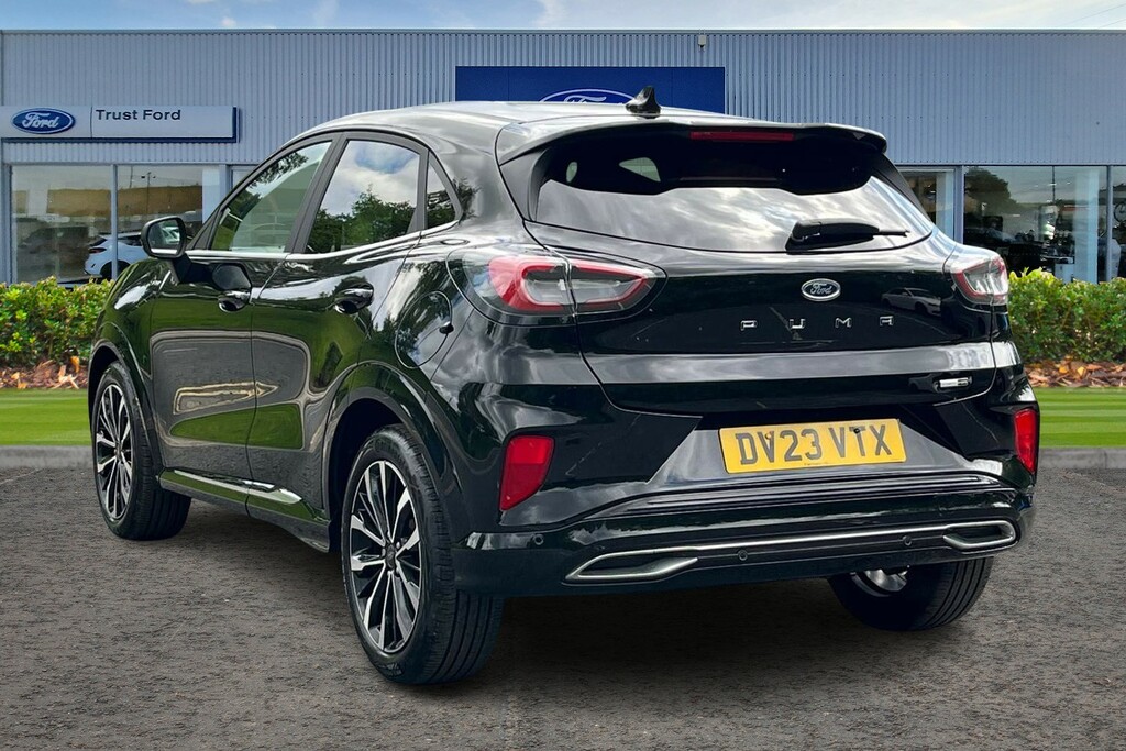 Ford Puma 1.0 Ecoboost Hybrid Mhev 155 St-line Vignale DV23VTX Black #2