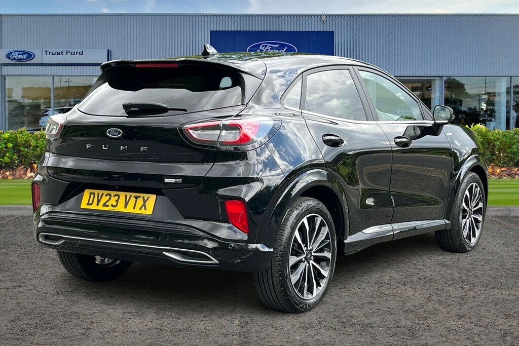 Ford Puma 1.0 Ecoboost Hybrid Mhev 155 St-line Vignale DV23VTX Black #4