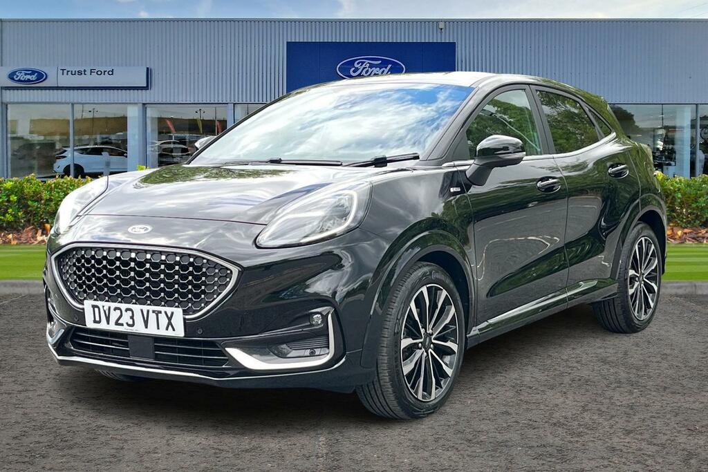 Ford Puma 1.0 Ecoboost Hybrid Mhev 155 St-line Vignale DV23VTX Black #5