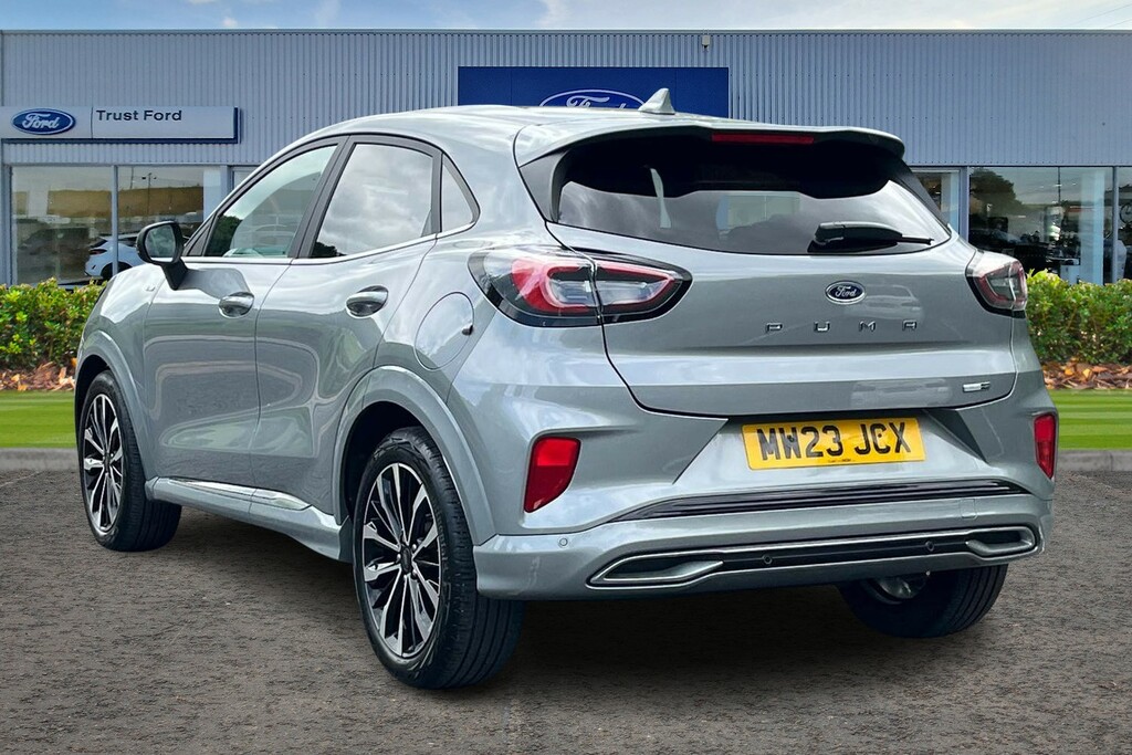 Ford Puma 1.0 Ecoboost Hybrid Mhev 155 St-line Vignale MW23JCX Silver #2