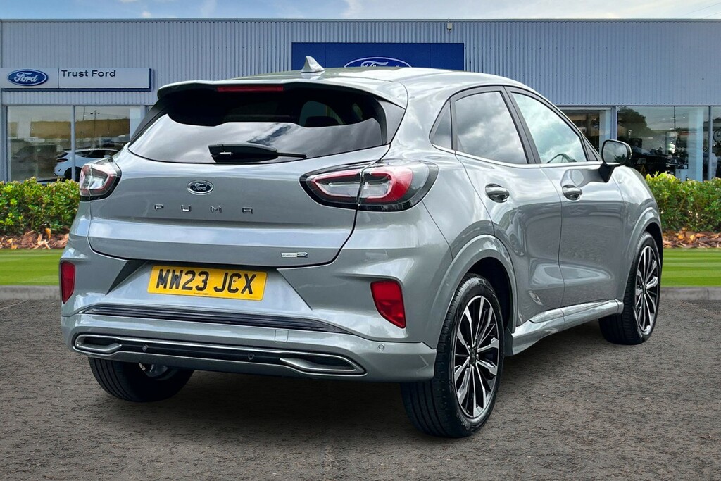 Ford Puma 1.0 Ecoboost Hybrid Mhev 155 St-line Vignale MW23JCX Silver #4