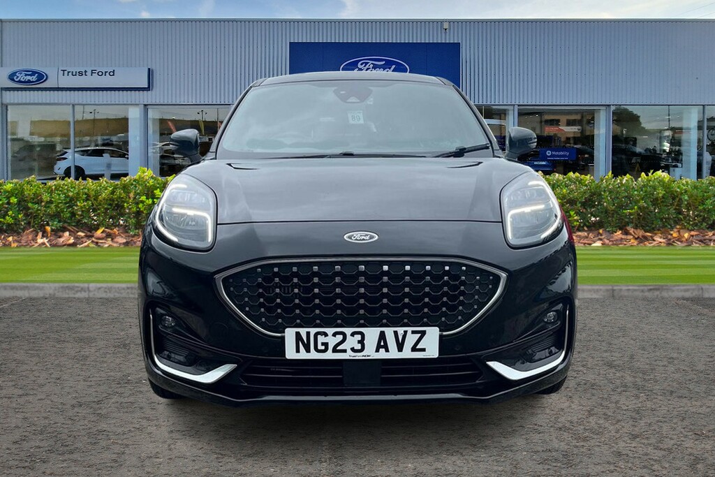Ford Puma 1.0 Ecoboost Hybr Mhev 155 St-line Vignale Dct NG23AVZ Black #6