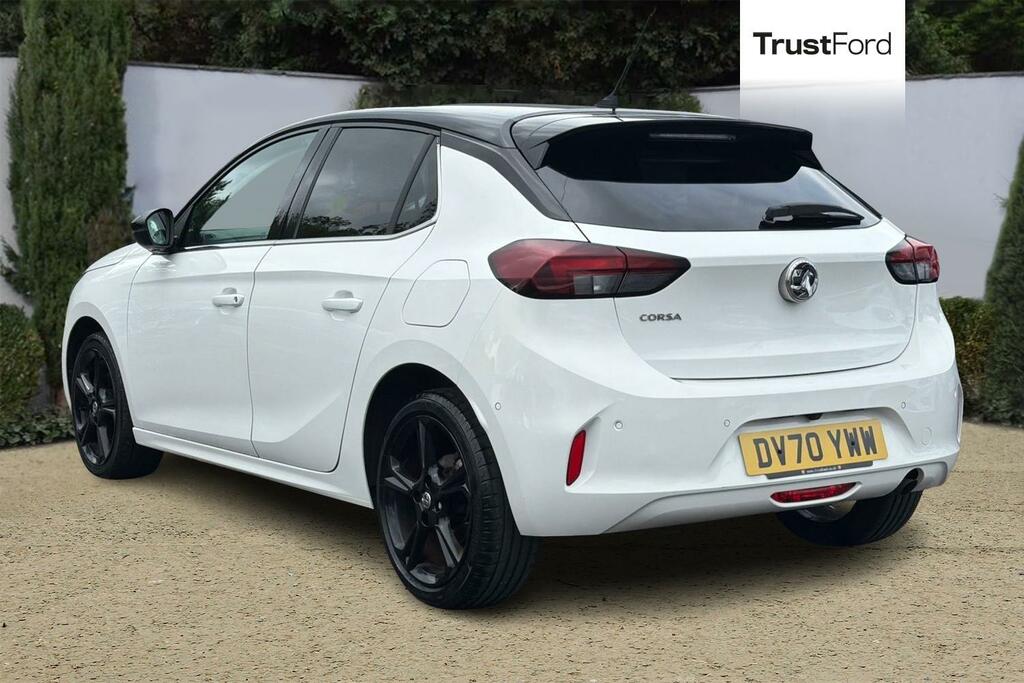 Vauxhall Corsa 1.2 Turbo Elite Nav Premium With Blis Front DV70YWW White #2