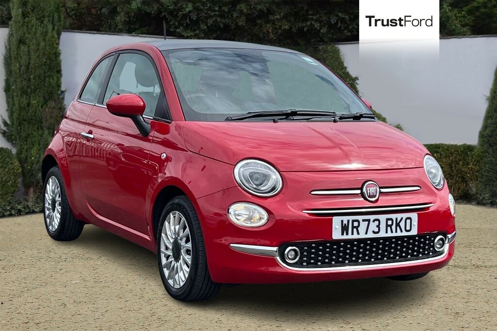 Fiat 500 1.0 Mhev Hatchback - Glass Sunroof With Slidin Red